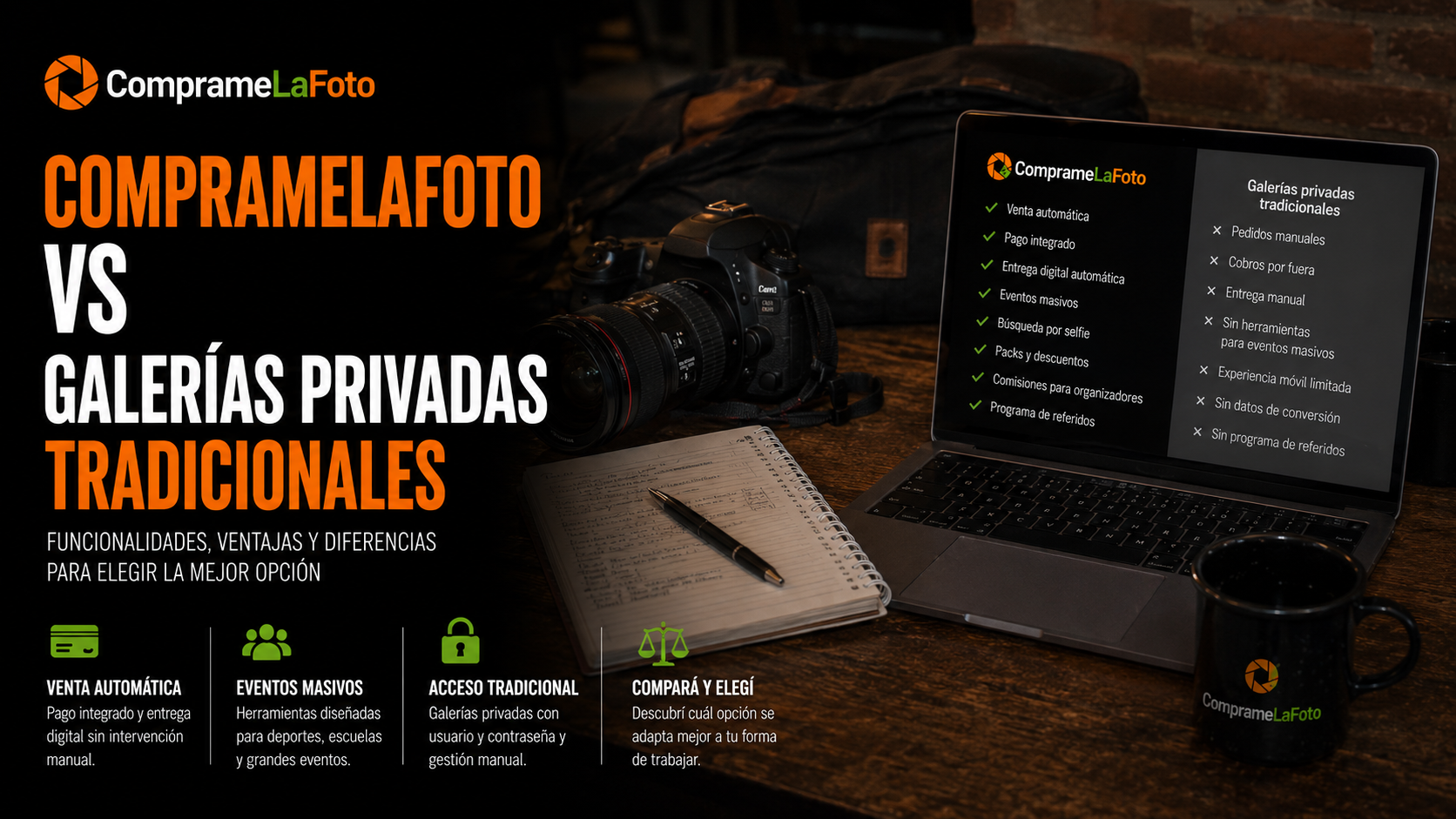 ComprameLaFoto vs galerías privadas tradicionales
