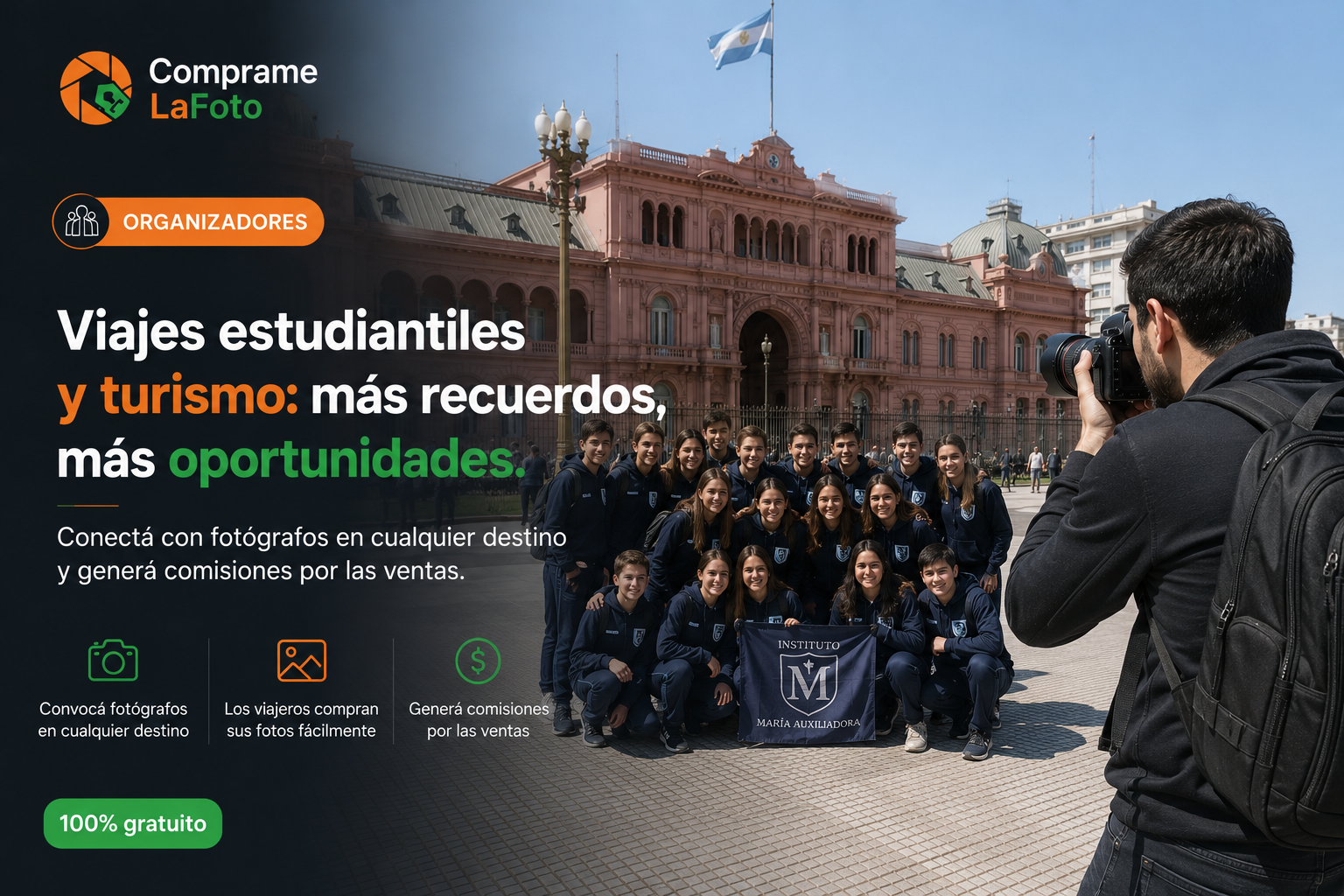 Viajes estudiantiles y turismo: una nueva oportunidad para fotógrafos, coordinadores y agencias de viaje