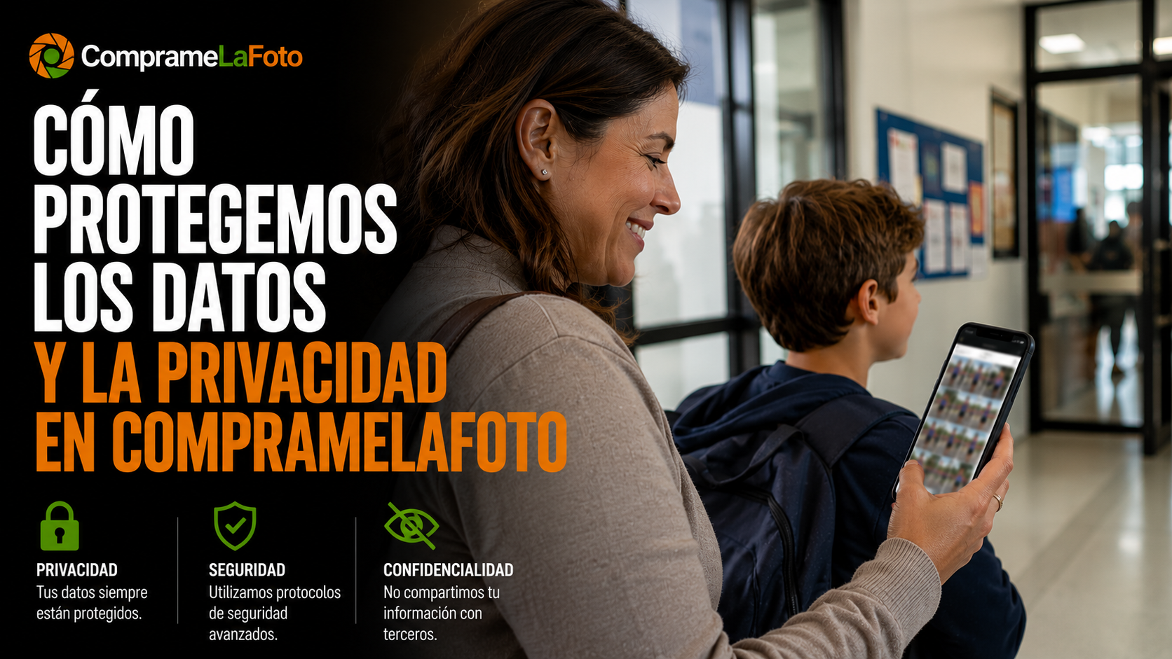 Cómo protegemos los datos y la privacidad en ComprameLaFoto