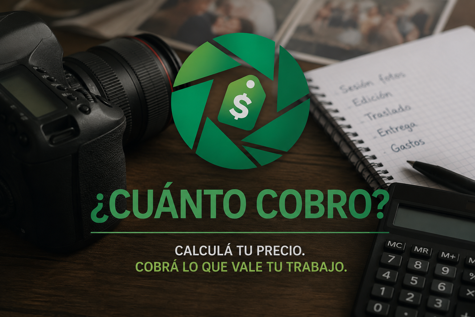 ¿Cuánto cobrar por un trabajo de fotografía? La guía definitiva para calcular tus presupuestos profesionales